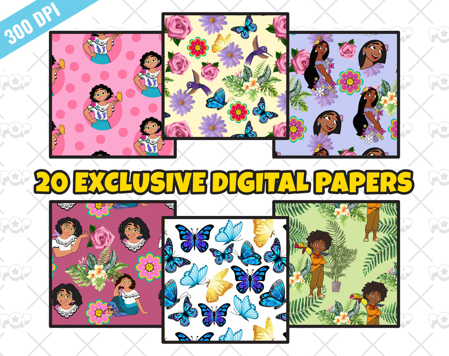 Disney Encanto clipart PNG, transparent PNG, designs for decoration / sublimation, instant download