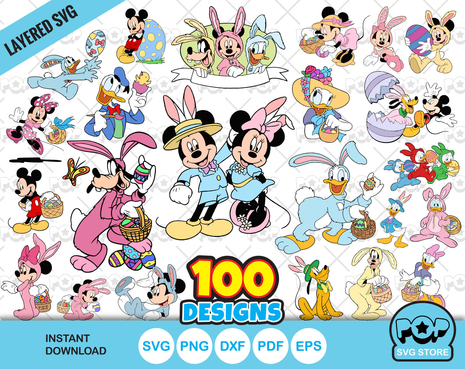 Mickey Mouse Silhouette Vector