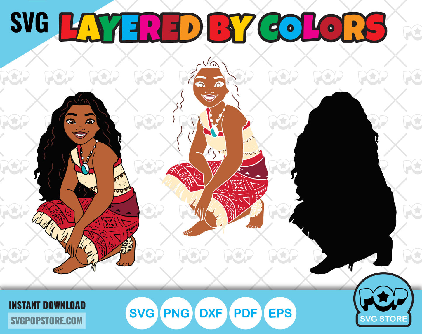 Moana 2 clipart bundle, Moana 2 svg cut files for Cricut / Silhouette, Moana 2 png