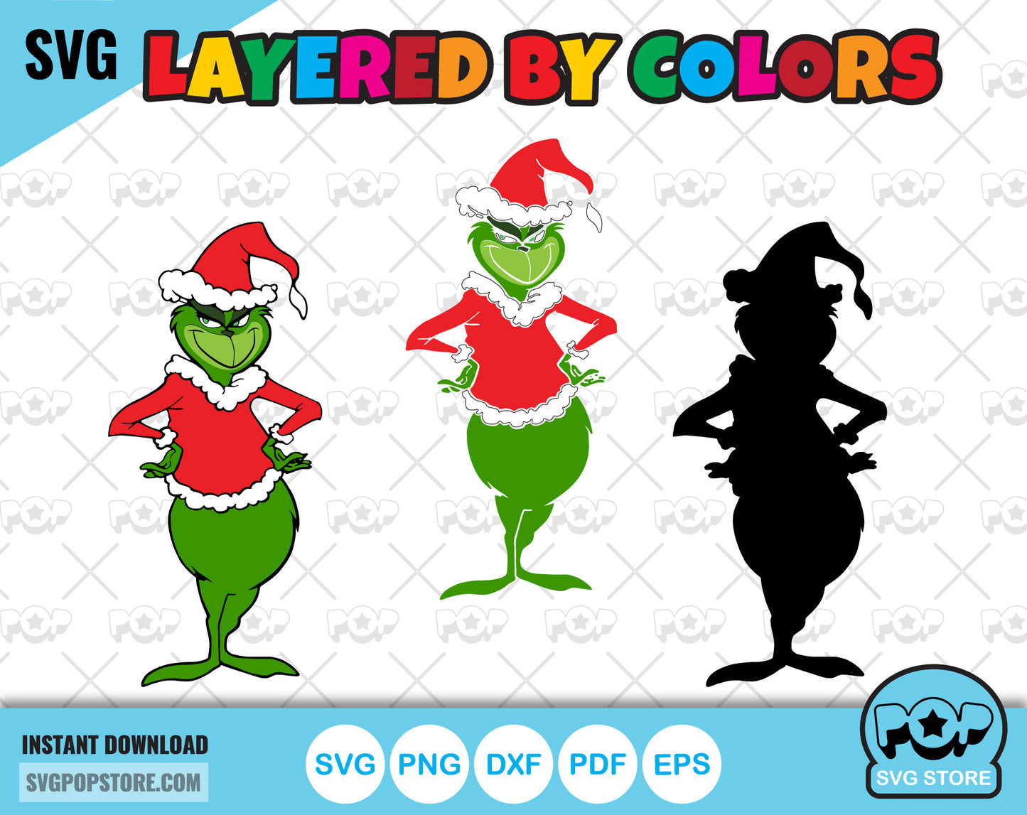 The Grinch 100 cliparts bundle, Grinch Christmas svg cut files for Cricut / Silhouette, Grinch Christmas png