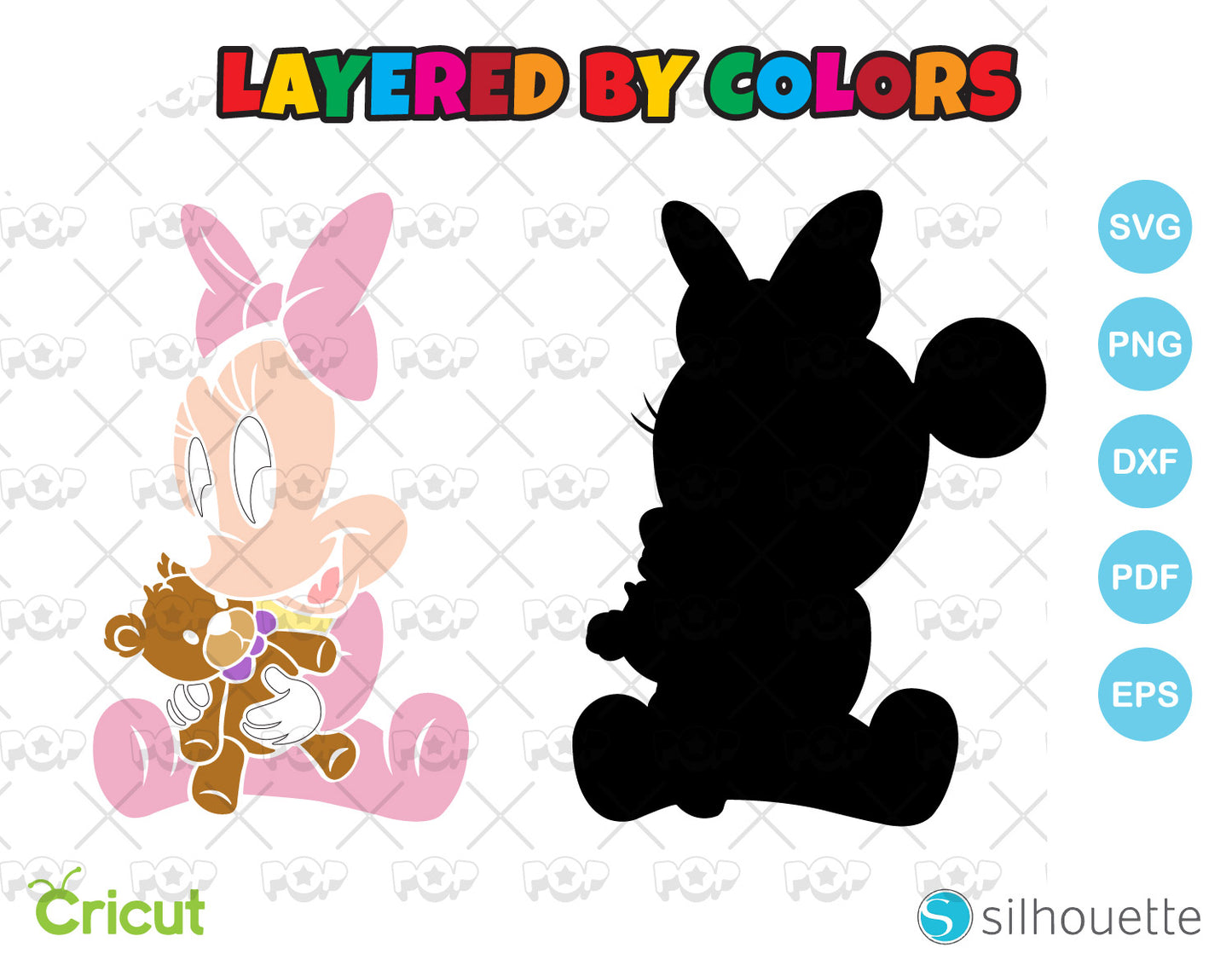 FREE Minnie clipart, Free Disney SVG cut file for cricut silhouette, SVG, PNG, DXF, instant download