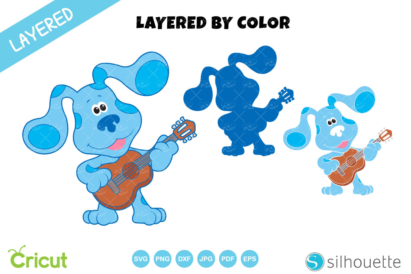 Blue's Clues 33 cliparts bundle, SVG cutting files for cricut ...