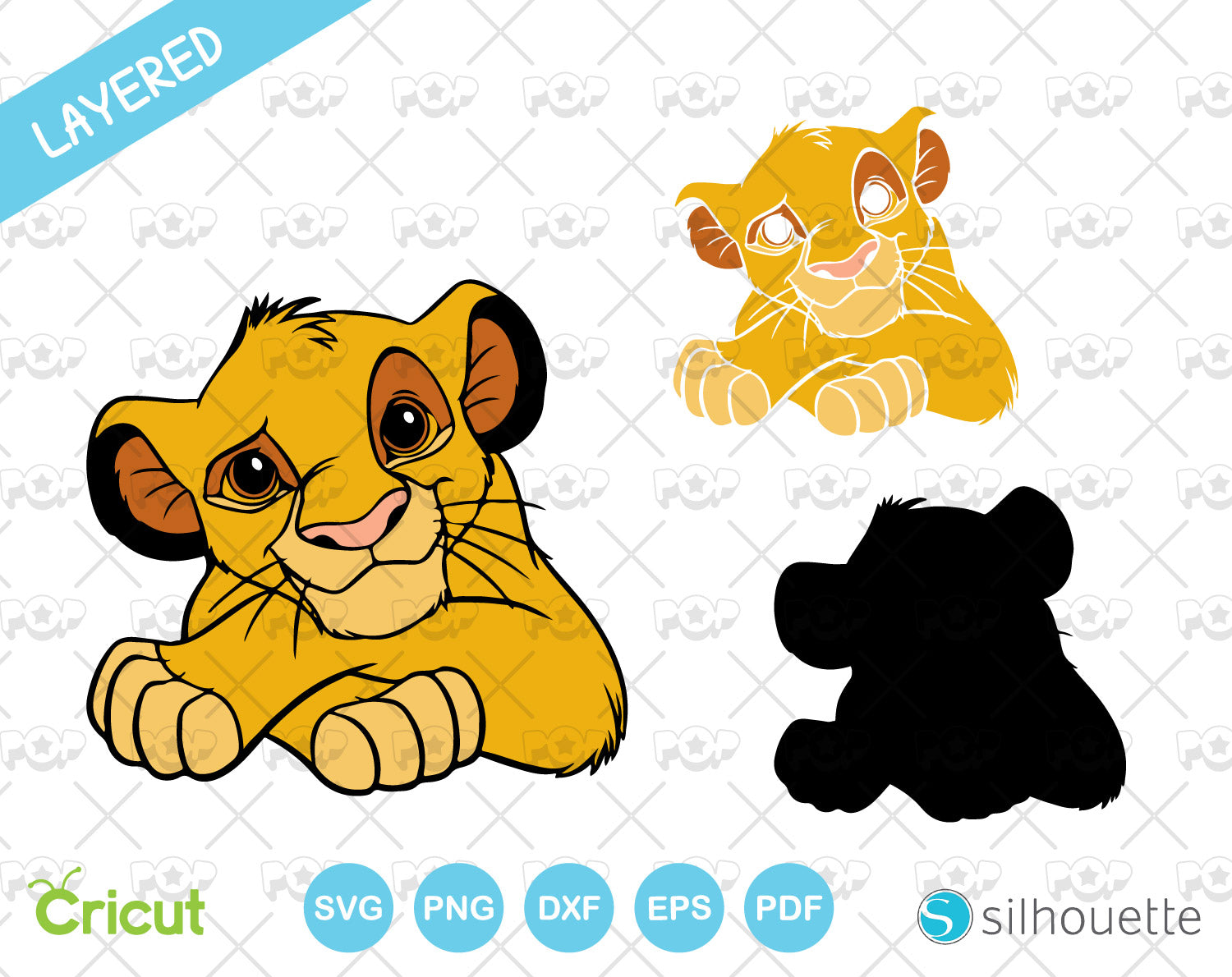 Disney Lion King Silhouettes